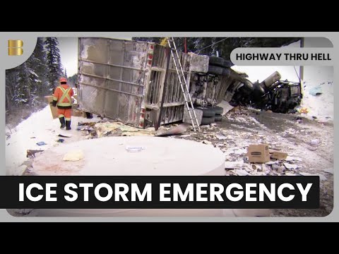 Log Road Ice Rescue - Highway Thru Hell - S04 EP06 - Reality Drama