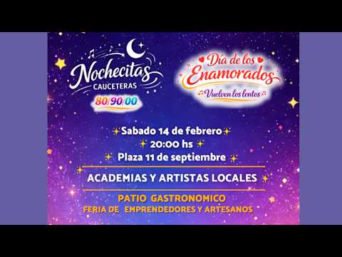 2º Fecha de Las Nochecitas Cauceteras ...  Desde la Plaza 11 de Septiembre - Caucete