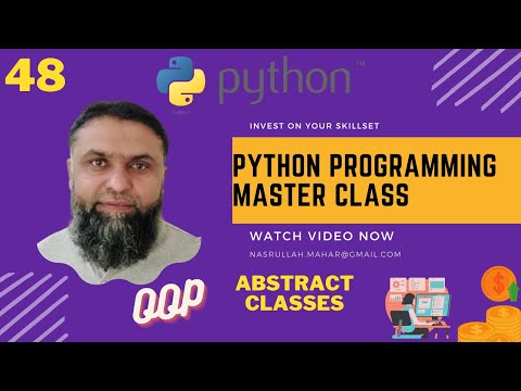 Python Abstract Class Oop Part 04 Python Programming Master Class Nasrullah Mahar