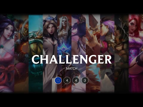 EUW Challenger match 443: Over 100 KILLS match