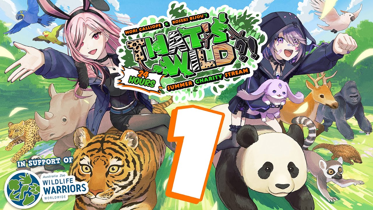 【THAT'S WILD?! 24 HOUR CHARITY STREAM】PART 1 #thatswild #calliolive #kosekibijou
