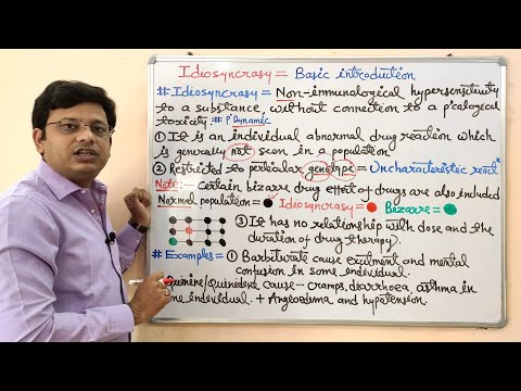(29) Idiosyncrasy | Basic Introduction to Idiosyncrasy | Idiosyncratic Reaction | ADR Type | English