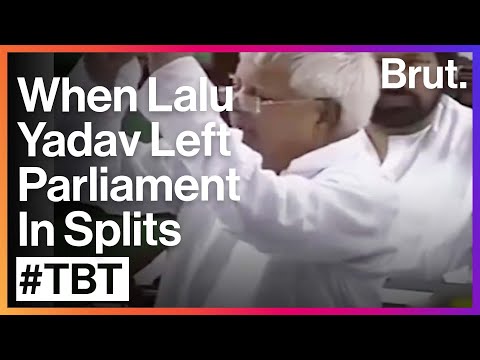 When Lalu Yadav Left Parliament In Splits #tbt