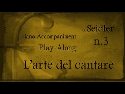 Seidler n.3 Piano Accompaniment (Play-Along)