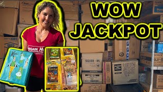 Truck Load Action Figures Toys + HUGE Pokemon 1st Vintage Barbie SCORE Storage Wars Auction video
