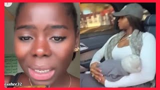 LADY CALLS FOR THE ARREST OF PRISCILLA FOR PUTTING HER SON TO A RISK IN THE CAR 🚗