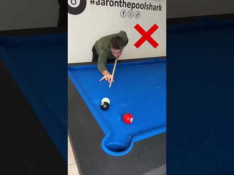 Pool lesson: the ONLY right way to play this pool shot ✅ #billiards #lesson #learning #8ball