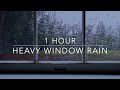 Rain on Window - Sleep Sounds Rain - 1 hour Rain ASMR