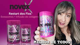 NOVEX RESTART DOS FIOS EXOSSOMAS INFUSÃO DE COLÁGENO máscara low poo