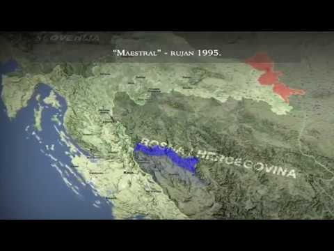 Domovinski rat - Animirani zemljovid