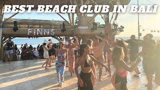BALI NIGHTLIFE - FINNS BEACH CLUB (BEST CLUB IN BALI)