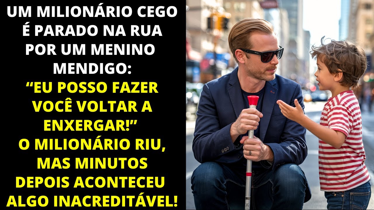 "EU POSSO FAZER VOCÊ VOLTAR A ENXERGAR!" O MILIONÁRIO DEU RISADA, MAS FICOU EM CHOQUE LOGO DEPOIS...