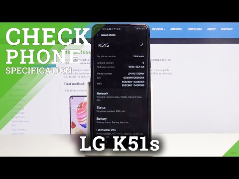 How to Check Phone Specifications in LG K51s