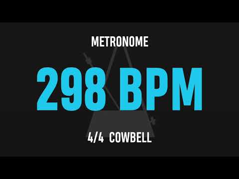 298 BPM 4/4 - Best Metronome (Cowbell)