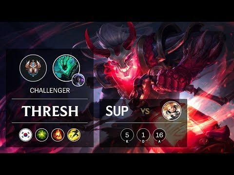 Thresh Support vs Lux - KR Challenger Patch 9.16