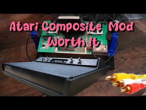 Reviving Retro: Enhancing Atari 2600 Graphics with Composite Mod!