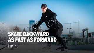 Skate Backward as FAST as Forward