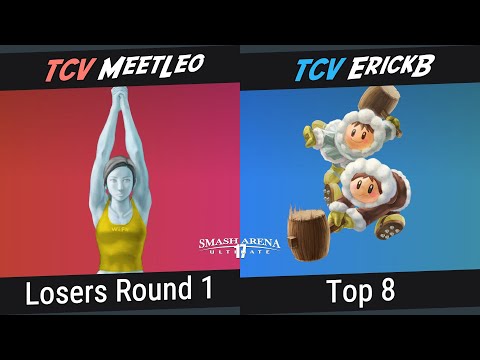 SAU17: Top 8 - TCV| MeetLeo (Wii Fit Trainer) Vs. TCV| ErickB (Ice Climbers) - Ultimate Singles