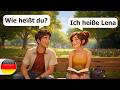10 Daily German Conversations For Beginners A1 A2 Level Easy German Dialogues