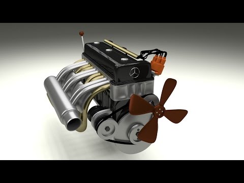 Mercedes 300SL Engine