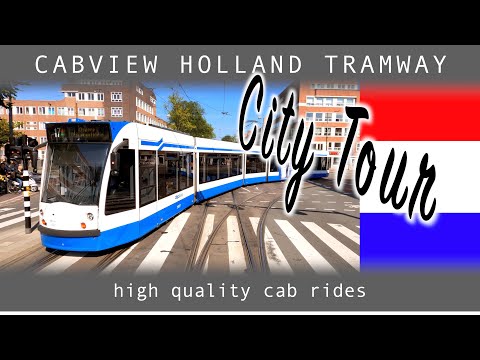 [5K] Amsterdam City Tour 2021 Museum Tram CABVIEW HOLLAND [Tramway] 5 sep 2021