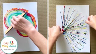 Abstract Painting Ideas for Kids | Process Art Ideas for Kids | Painting Ideas for Kids