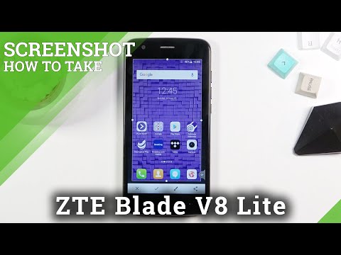 How to Take Screenshots on ZTE Blade V8 Lite - Capture Screen