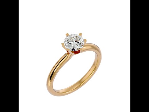 Inel de logodna Delicate Briliant Gold Aur 18k Diamant Natural - Athena