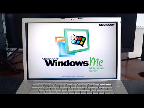 Windows ME on a MacBook Pro!