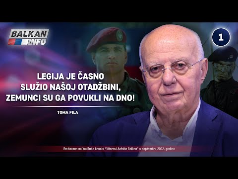 INTERVJU: Toma Fila - Legija je časno služio otadžbini, Zemunci su ga povukli na dno! (16.9.2022)