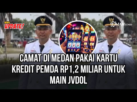 A Medan sub-district head used a local government credit card worth Rp 1.2 billion to play Jvdol.