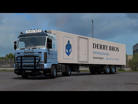 ETS2 Driving on promods with the  Derry Bros.  Scania 143m