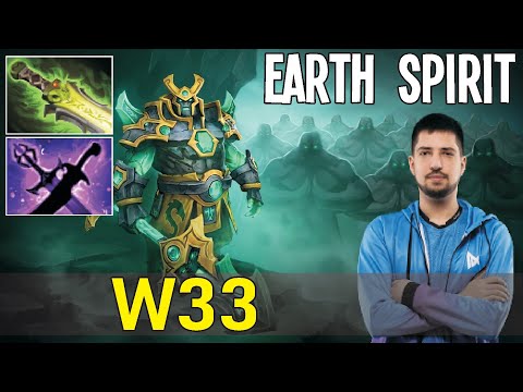 W33 Earth Spirit MID Destroy Pog 22 Kills | Dota 2 Pro Gameplay