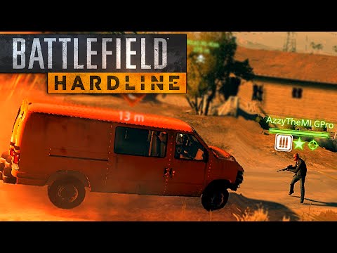 Battlefield Hardline Funny Moments - Exploding Bridges, Walking Glitch, Best Hiding Spot (Funtage!)