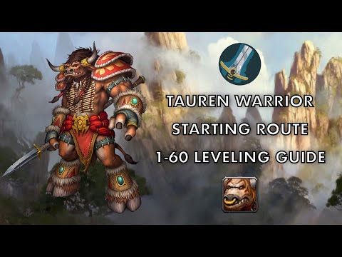 Classic WoW - Tauren Warrior Leveling Route