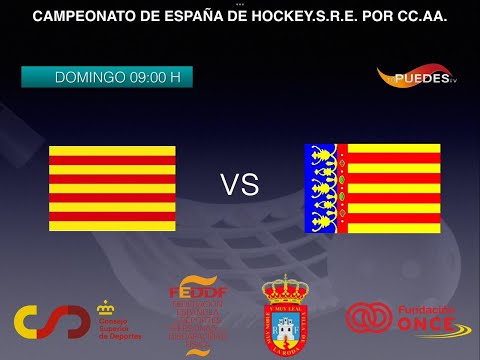 Campeonato de España de Hockey S.R.E. por Comunidades Autónomas 2022. CATALUÑA-VALENCIA.