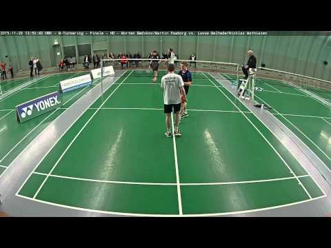 HBK - M-Turnering - Finale - HD - Morten Bødskov/Martin Faaborg vs. Lasse Mølhede/Nicklas Mathiasen