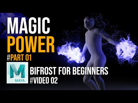 Awesome Magic Power Up Hands Effect Part 01 - Intro to BiFrost Maya Video 02