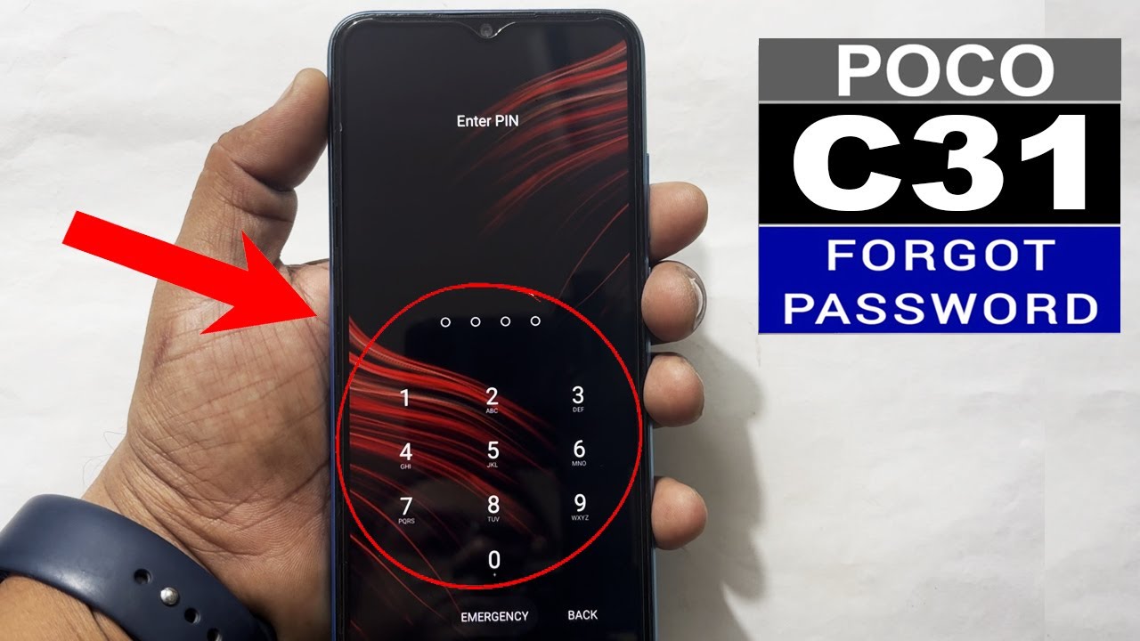 Poco c31 - Hard Reset | Unlock Pattern Pin Password | Factory Reset