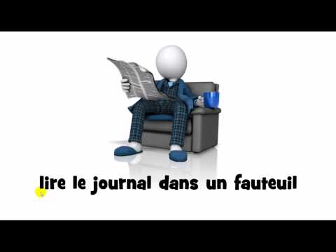 Learn French with a stickman #Verbs and expressions #L