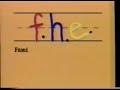 Family Home Entertainment VHS Logo 1990