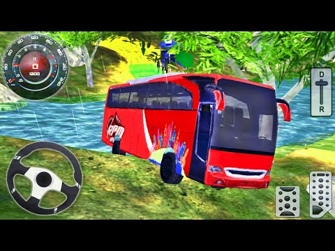 Offroad Bus Parking - Coach Hill Climbing Driving - Android GamePlay