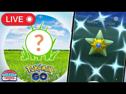 LIVE! *STARYU* Spotlight Hour - 2x Transf Candy | Pokémon GO