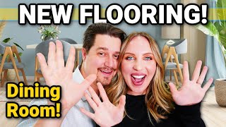 FLOORING INSTALL! DINING ROOM! NEW LIGHTING!