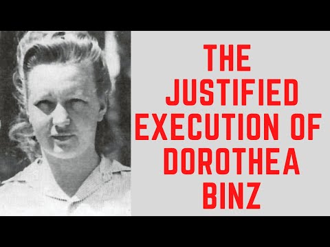 The JUSTIFIED Execution Of Dorothea Binz - The Beast Of Ravensbruck