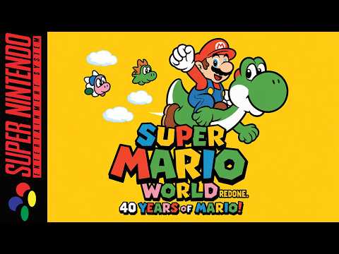 Super Mario World Redone – 40 Years of Mario! – SMW Romhack [SNES]