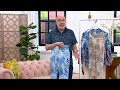 Denim Co Active Printed Duo Stretch Capri Legging With Pockets On QVC