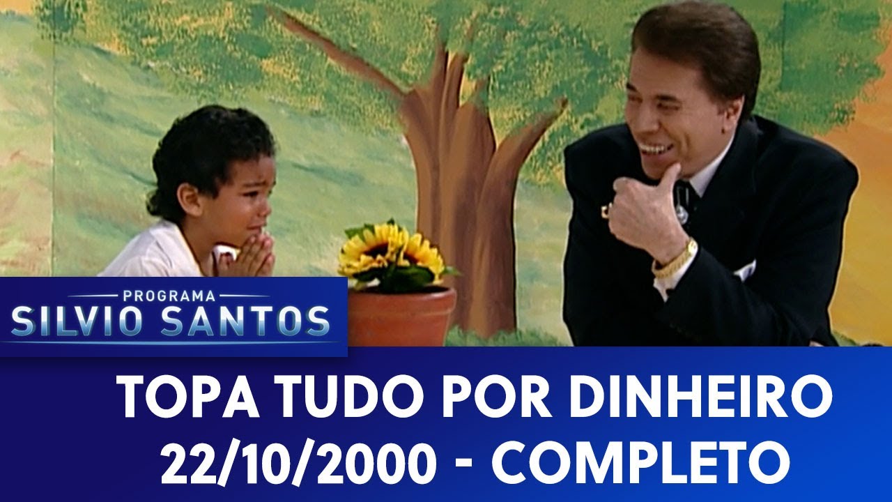 Topa Tudo Por Dinheiro - com Raça Negra | Programa Silvio Santos (22/10/2000)