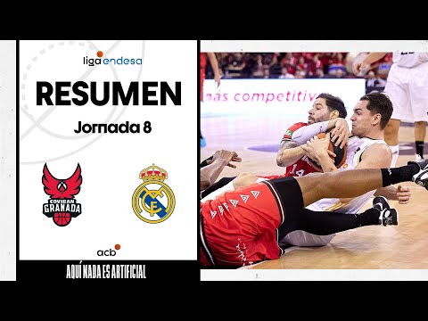Resumen Coviran Granada 76 - Real Madrid 83 (J8)