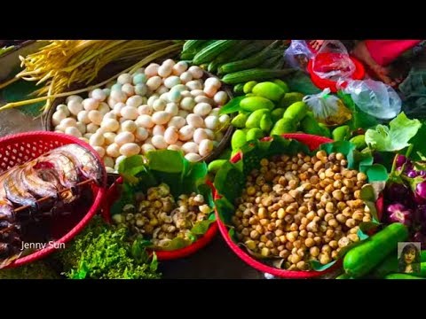 Cambodian Street Food - Food Compilation In Phnom Penh Market - Wet Market Food In Asia